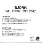 Björk - All Is Full Of Love | Releases | Discogs