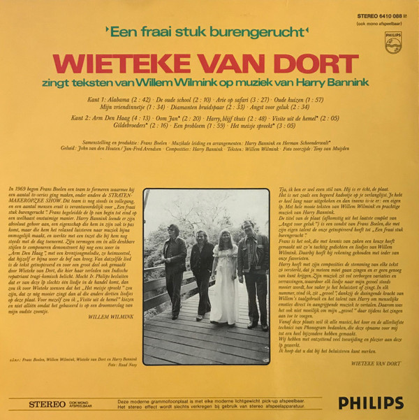 descargar álbum Wieteke van Dort - Een Fraai Stuk Burengerucht