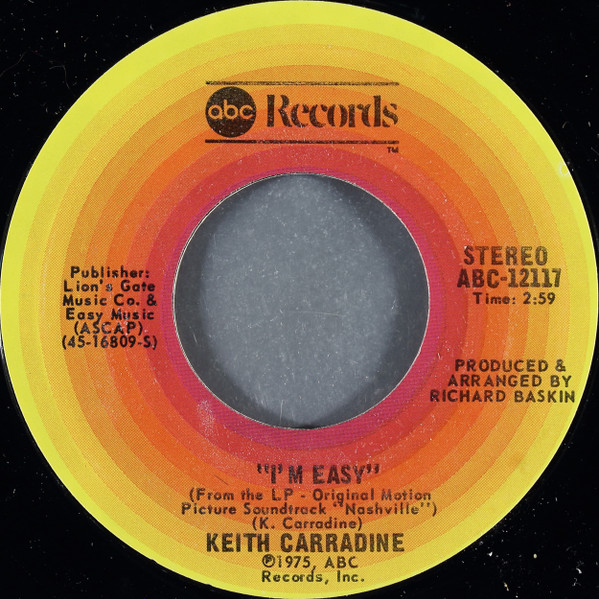 Keith Carradine / Henry Gibson – I'm Easy / 200 Years (1975