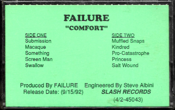 Comfort (Failure album) - Wikipedia