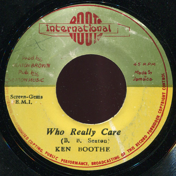 Ken Boothe / Concious Mind - Who Really Care / Careless Dub