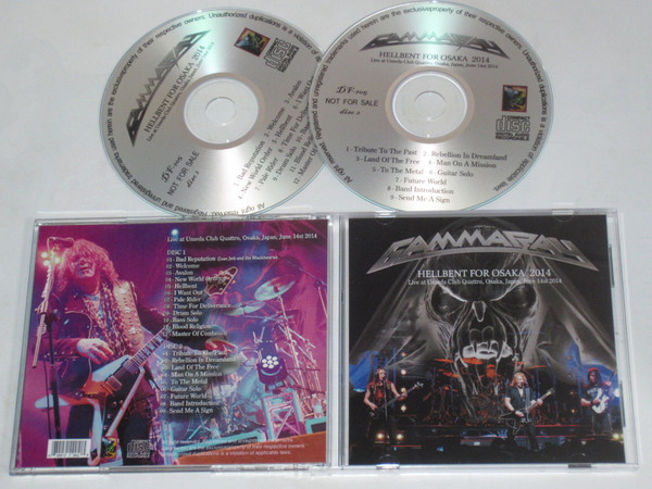 last ned album Gamma Ray - Hellbent For Osaka 2014