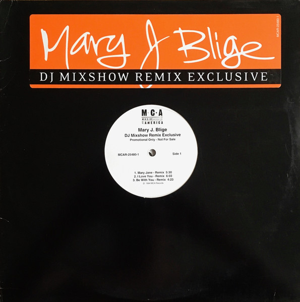 You don't have to worry (album radio remix, radio remix with clean rap,  remix main with rap) by Mary J Blige, 12inch with french-connection-records  - Ref:114189146