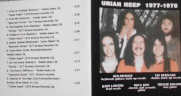 Uriah Heep With John Lawton – 1977-1978 (1995, CD) - Discogs