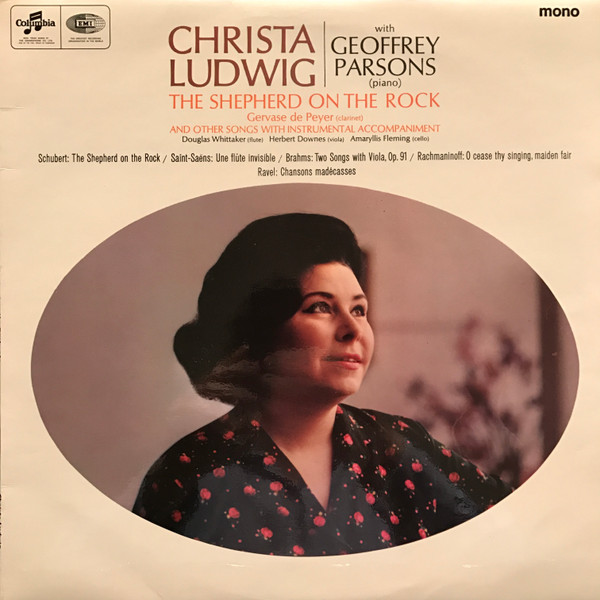 Christa Ludwig, Geoffrey Parsons – The Shepherd On The Rock And