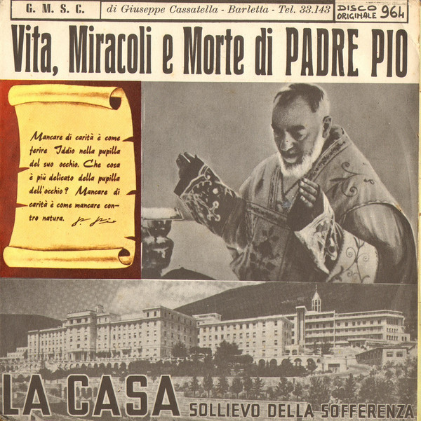 descargar álbum Leonardo - Vita Miracoli E Morte di Padre Pio