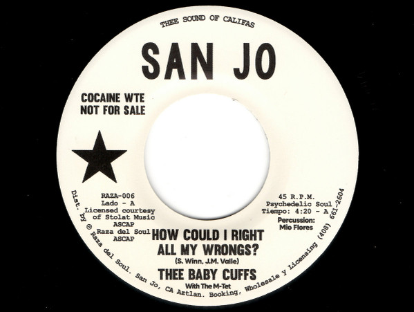 Thee Baby Cuffs with The M-Tet – How Could I Right All My Wrongs