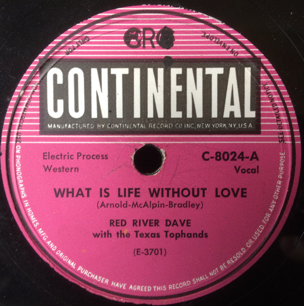 baixar álbum Red River Dave With The Texas Tophands - What Is Life Without Love Coo Se Coo