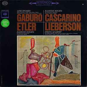 Kenneth Gaburo - Line Studies, Bassoon Sonata, Bassoon Sonata, String Quartet album cover