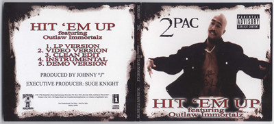 2Pac Featuring Outlaw Immortalz – Hit 'Em (1996, CDr) - Discogs