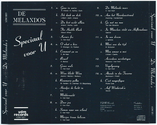 Album herunterladen De Melando's - Speciaal Voor U