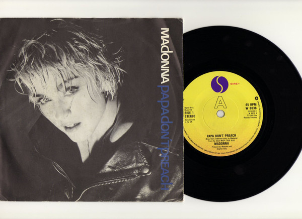 Madonna – Papa Don't Preach (1986, Damont Pressing, Vinyl) - Discogs