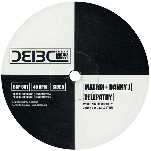 last ned album Matrix + Danny J - Telepathy Domino