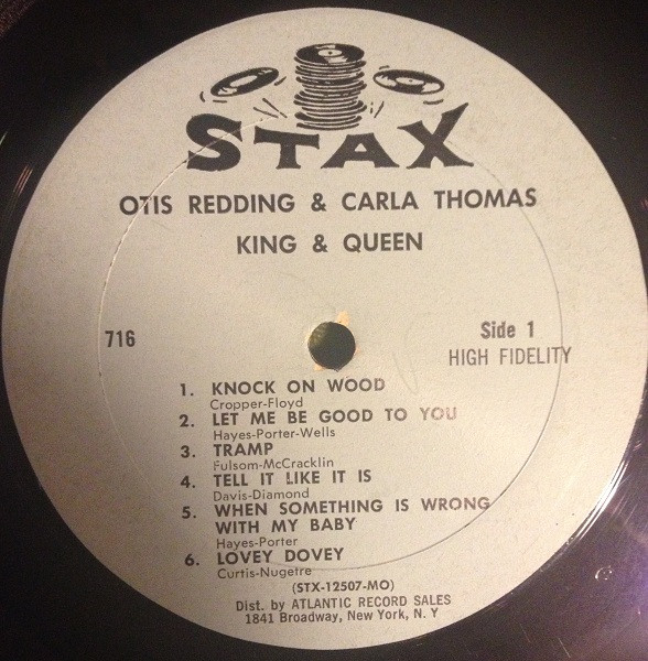 Otis Redding & Carla Thomas – King & Queen (1967, MO - Monarch 