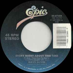 Dave Alvin - Every Night About This Time album cover