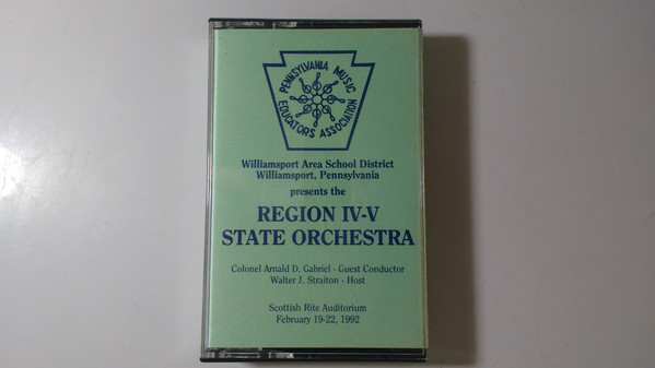 last ned album Arnald D Gabriel - Williamsport Area School District Williamsport Pennsylvania Presents Region IV V State Orchestra