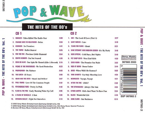 ladda ner album Various - Pop Wave The Hits Of The 80s Vol 1