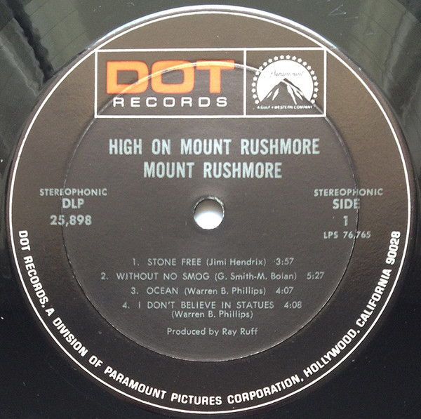 Mount Rushmore - High On Mount Rushmore | Dot Records (DLP 25898) - 3