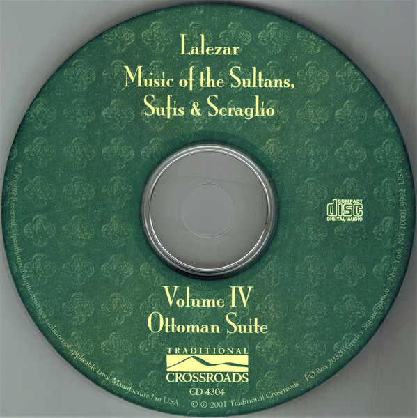 ladda ner album Lalezar - Music Of The Sultans Sufis Seraglio Volume IV Ottoman Suite