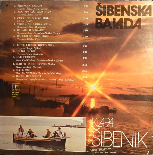 télécharger l'album Klapa Šibenik - Šibenska Balada