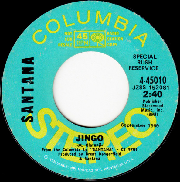 Santana – Jingo (1969, Vinyl) - Discogs