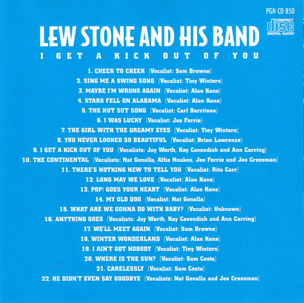 Album herunterladen Lew Stone And His Band - I Get A Kick Out Of You