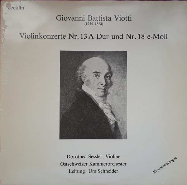 ♪ 瑞Jecklin / 195 ♪Viotti， Dorothea Sessler， Urs Schneider