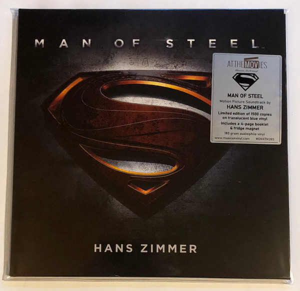  Man Of Steel (Original Soundtrack) - Limited Gatefold, 180-Gram  Silver & Black Marble Colored Vinyl: CDs & Vinyl