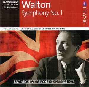 Symphony No. 1 - Walton, BBC Symphony Orchestra, Sir Adrian Boult