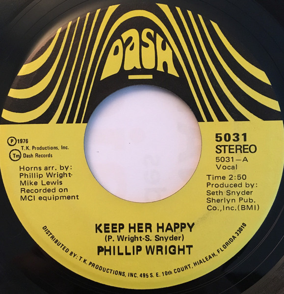 Phillip Wright - Keep Her Happy | Releases | Discogs