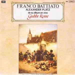 Franco Battiato - Carta Al Gobernador De Libia / Alexander Platz album cover