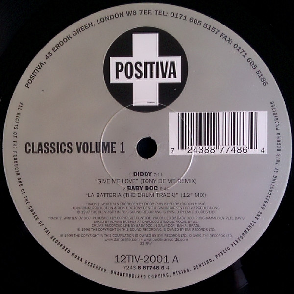 Positiva Classics Volume 1 (1999, Vinyl) - Discogs