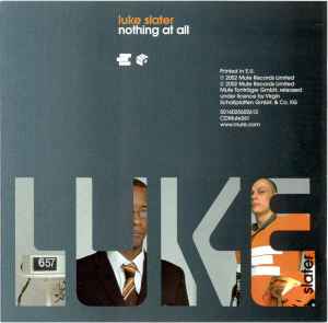 Luke Slater – Nothing At All (2002, CD) - Discogs