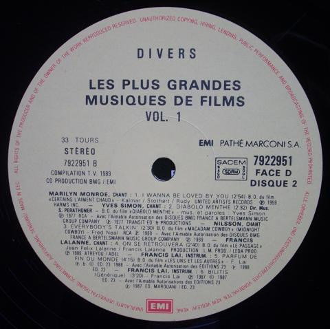 baixar álbum Various - Les Plus Grandes Musiques De Films Versions Originales