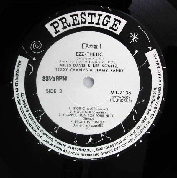 last ned album Lee Konitz & Miles Davis Teddy Charles & Jimmy Raney - Ezz thetic