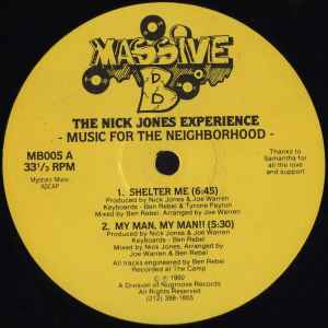 Nick Jones Experience - Music For The Neighborhood album cover
