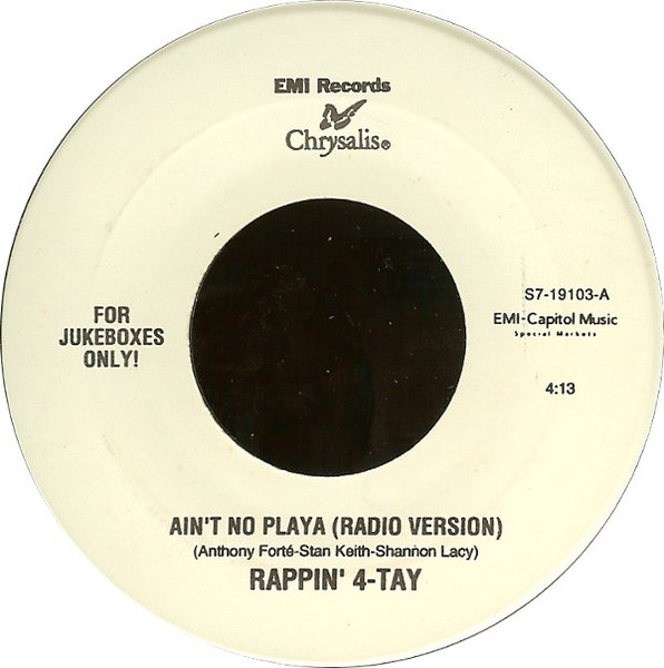 Rappin' 4-Tay – Ain't No Playa (1995, Vinyl) - Discogs