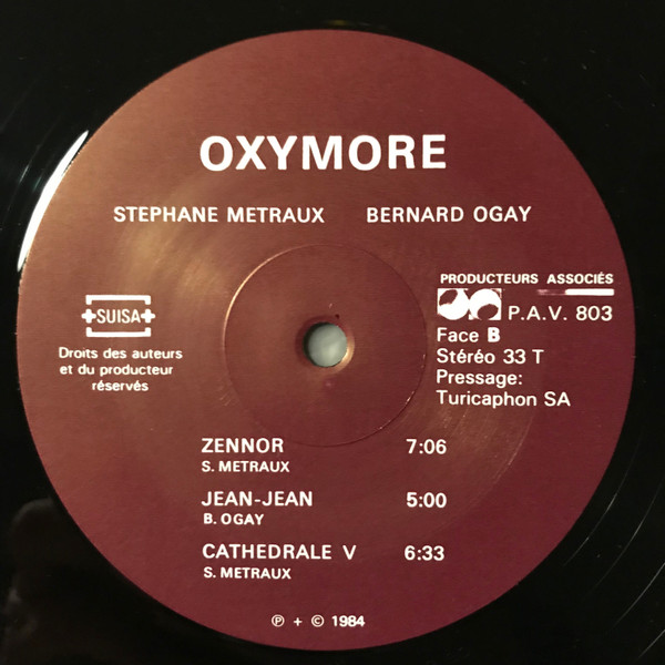 baixar álbum Stephane Metraux Bernard Ogay - Oxymore