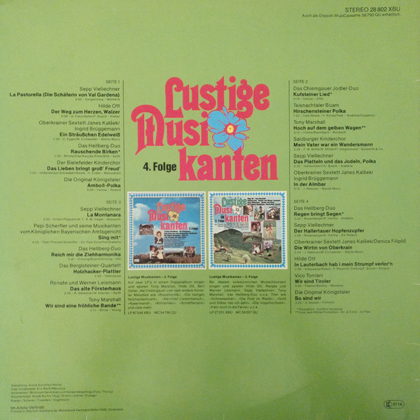 télécharger l'album Various - Lustige Musikanten Folge 4