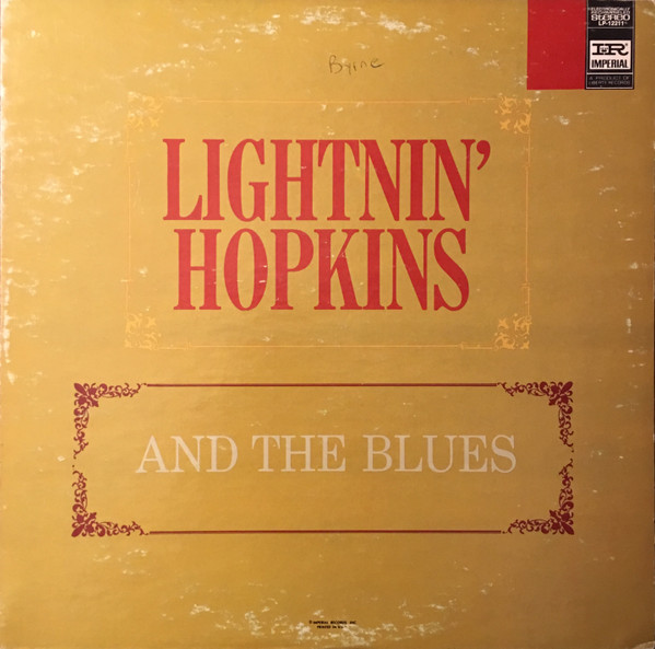 Lightnin' Hopkins – And The Blues (1962, Vinyl) - Discogs