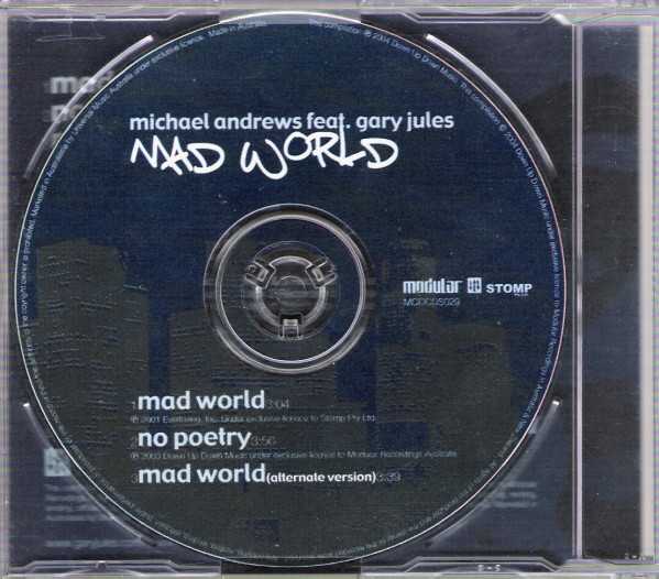 Mad world by Michael Andrews Featuring Gary Jules, CDS with pitouille -  Ref:119090136