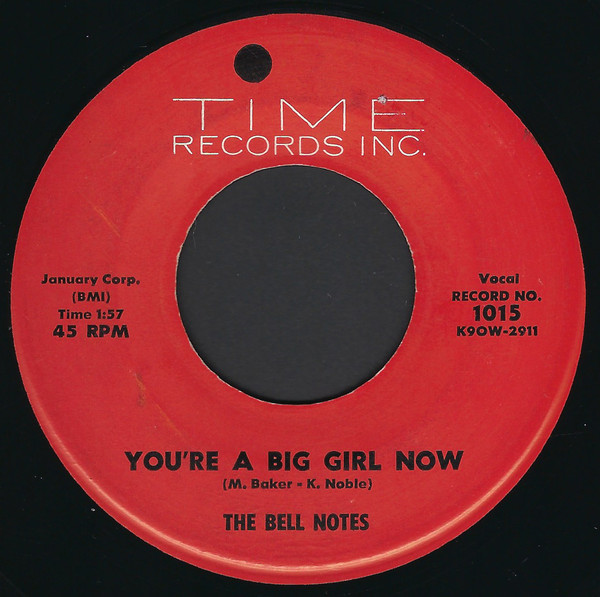 The Bell Notes – You're A Big Girl Now / Don't Ask Me Why (1959, Vinyl) -  Discogs