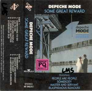 Depeche Mode – Some Great Reward (Cassette) - Discogs