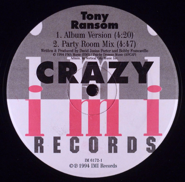 last ned album Tony Ransom - Crazy