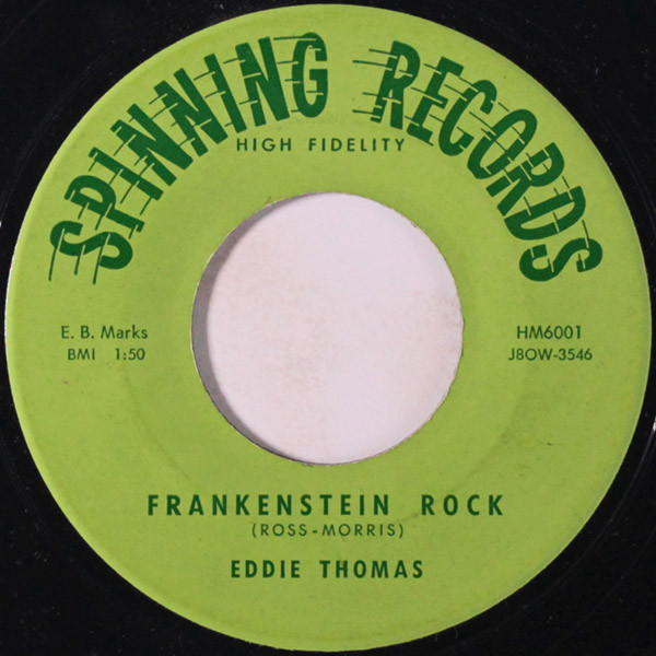 Eddie Thomas – Frankenstein Rock / So Sincere (1958, Vinyl) - Discogs