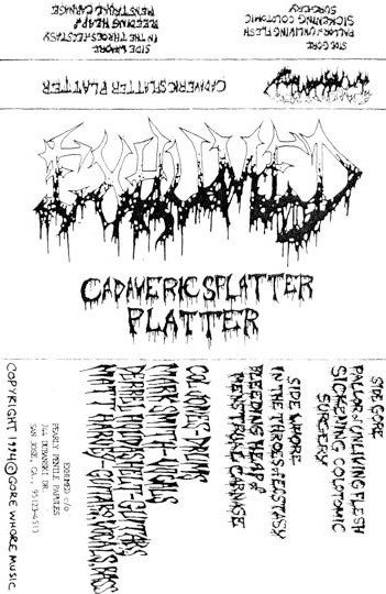 Album herunterladen Exhumed - Cadaveric Splatter Platter