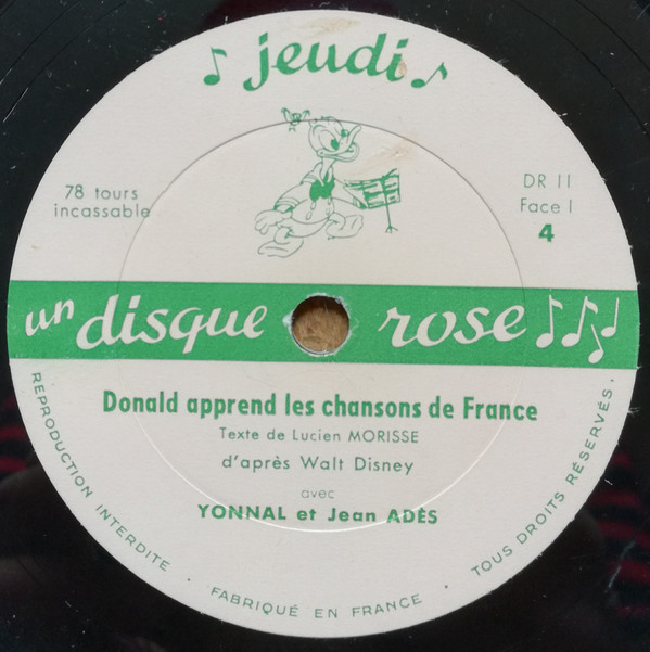 descargar álbum Yonnal Et Jean Adès - Donald Apprend Les Chansons De France