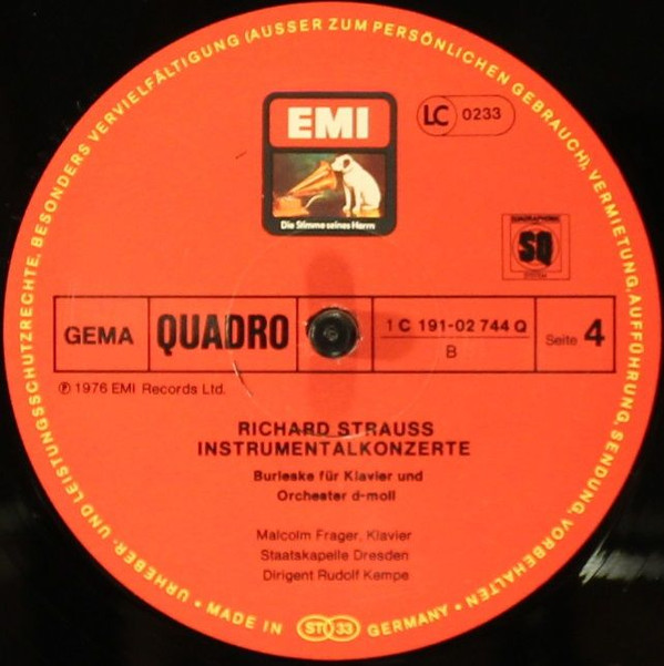 lataa albumi Richard Strauss Rudolf Kempe, Staatskapelle Dresden - Instrumentalkonzerte