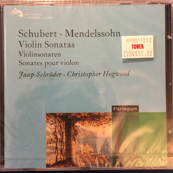 baixar álbum Schubert, Mendelssohn, Jaap Schröder, Christopher Hogwood - Violin Sonatas