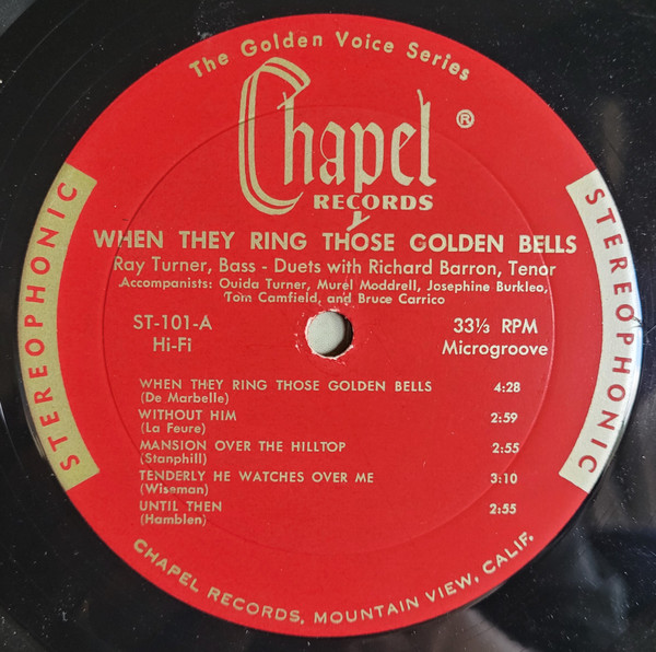 baixar álbum Ray Turner With Richard Barron - When They Ring Those Golden Bells